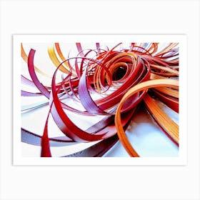 Spools Of Ribbon Art Print