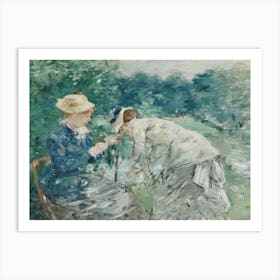 Two Women In A Park Art Print