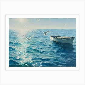 Seagulls Art Print