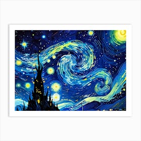 Starry Night 66 Art Print