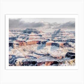 Grand Canyon Winter Storm Art Print