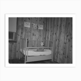 Child In Bed In Farm Home, Lake Dick Project, Arkansas By Russell Lee Art Print