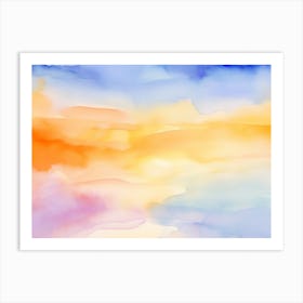 Sunset Elemental 1 Art Print