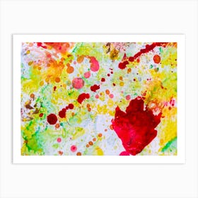 Autumn Watercolor Painting Art Print