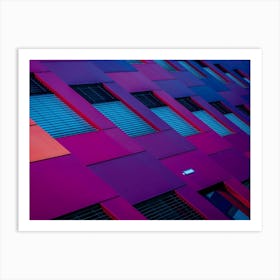 Colorful Building Art Print