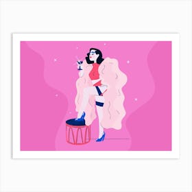 Sexy Girl Art Print