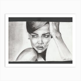 Rihanna Portrait Art Print