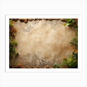 Old Stone Frame Art Print