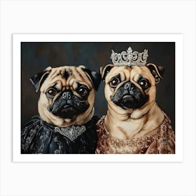 Regal Pug 8 Art Print