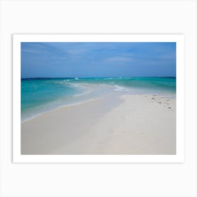 Beach In Maldives Art Print