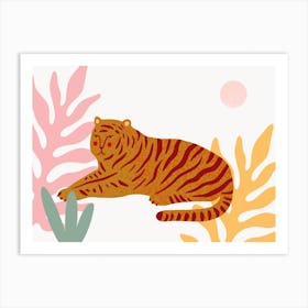Resting Tiger Art Print