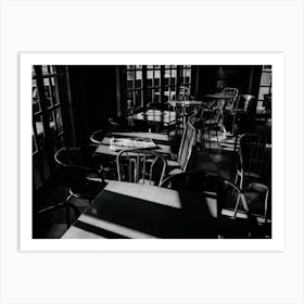 Chairs And Tables Art Print