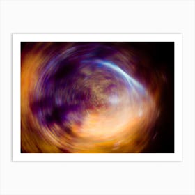 Abstract Background Blur Color Spin Pattern 1 Art Print