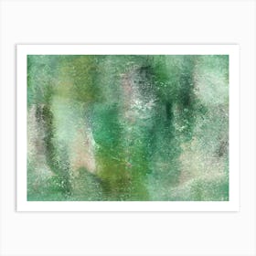 Beautiful Rain Forest Tones Palette Masterpiece 3 Art Print