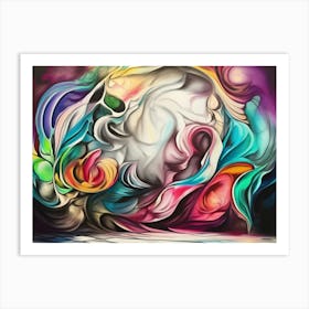 Abstract Painting 744 Art Print