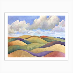 California Hills 1 Art Print