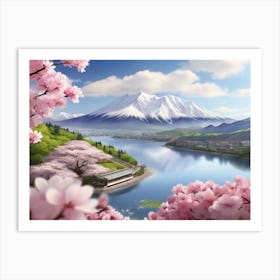 Cherry Blossoms In Japan 10 Art Print