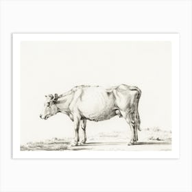 Standing Cow 5, Jean Bernard Art Print