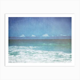 Sand And Surf 1 Art Print