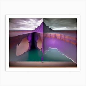 Man In A Cave Art Print