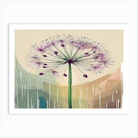 Allium 19 Art Print