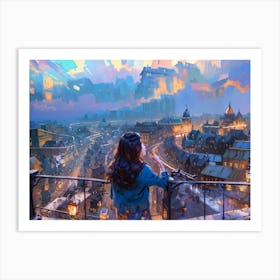 City In The Sky Art Print