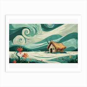 Fields of Vincent's Vision Art Print