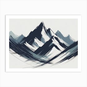 Mountains Art Print