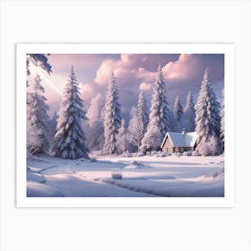 Winter Landscape 1 Art Print