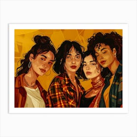 Group Of Girls 1 Art Print