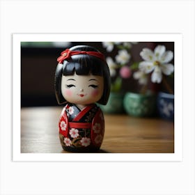 Geisha Doll Art Print