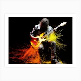 Guitar Art Print