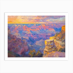 Western Sunset Landscapes Grand Canyon Arizona 3 Art Print