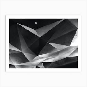 Abstract Triangles 1 Art Print