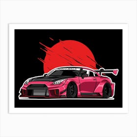 R35 Libery Walk Pink Art Print