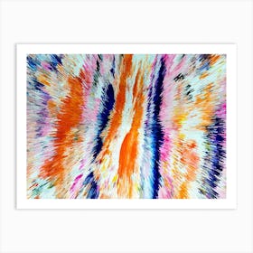 Acrylic Extruded Painting 382 Art Print