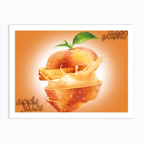 Apple Juice Art Print