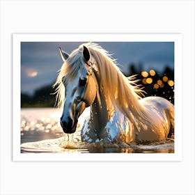 Creative Horse Beauty Illustration Nr 123 Art Print