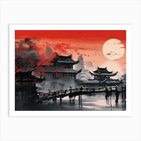 Chinese Bridge Art Print