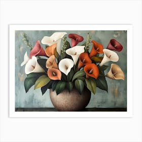 Winter Flowers 7 Art Print