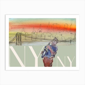 New York New York Jazz Music EEUU Art Print