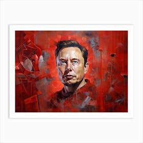 Elon Musk 4 Art Print