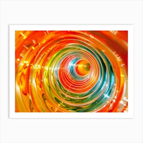 Colorful Swirl Art Print