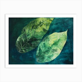 Two Leaves 1 Art Print