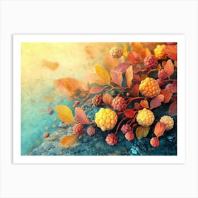 Autumn Berries Art Print