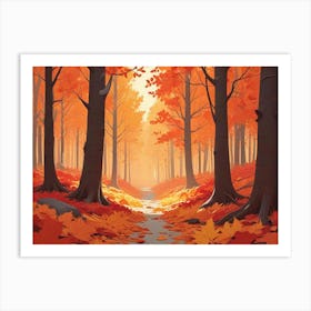 Autumn Forest 5 Art Print