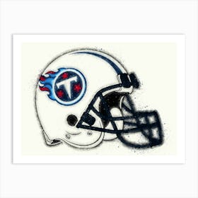 Tennessee Titans Helmet Art Print