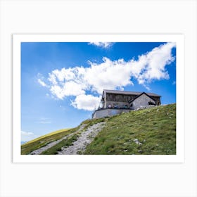 Mountain Hut Art Print