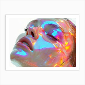 Holographic Painting 2 Art Print