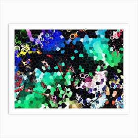 Abstract Modern Mosaic 2 Art Print